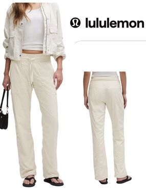 lululemon Dance Studio MR Lined Pant Cream *Regular